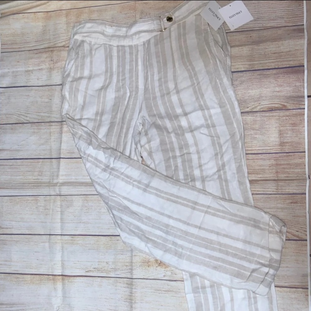 Ellen Tracy Linen Pants